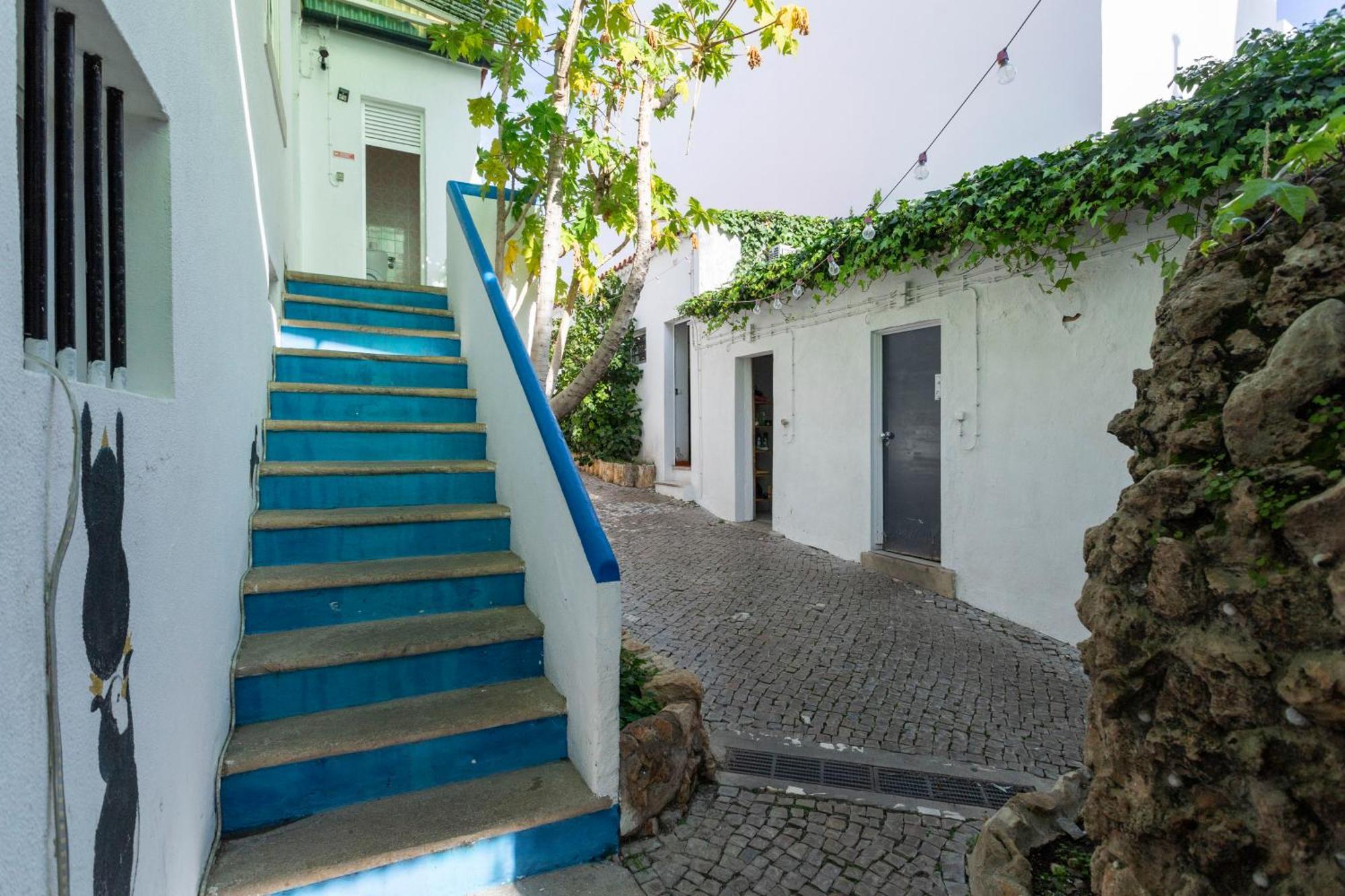 Le Penguin Hostel Faro Bagian luar foto